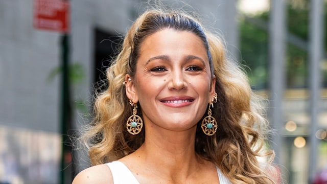 Blake Lively is seen in Midtown on May 01, 2025 in New York City.