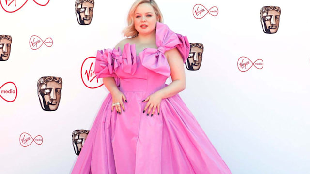 nicola coughlan valentino pink bows tv bafta 2022
