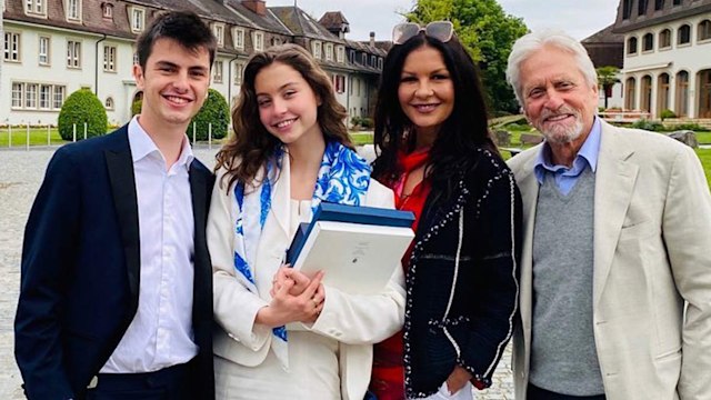 catherine zeta jones family