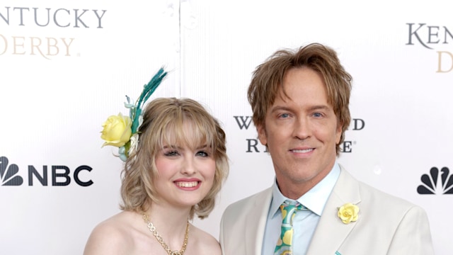 Dannielynn Birkhead and Larry Birkhead attend Kentucky Derby 151 at Churchill Downs on May 03, 2025 in Louisville, Kentucky.