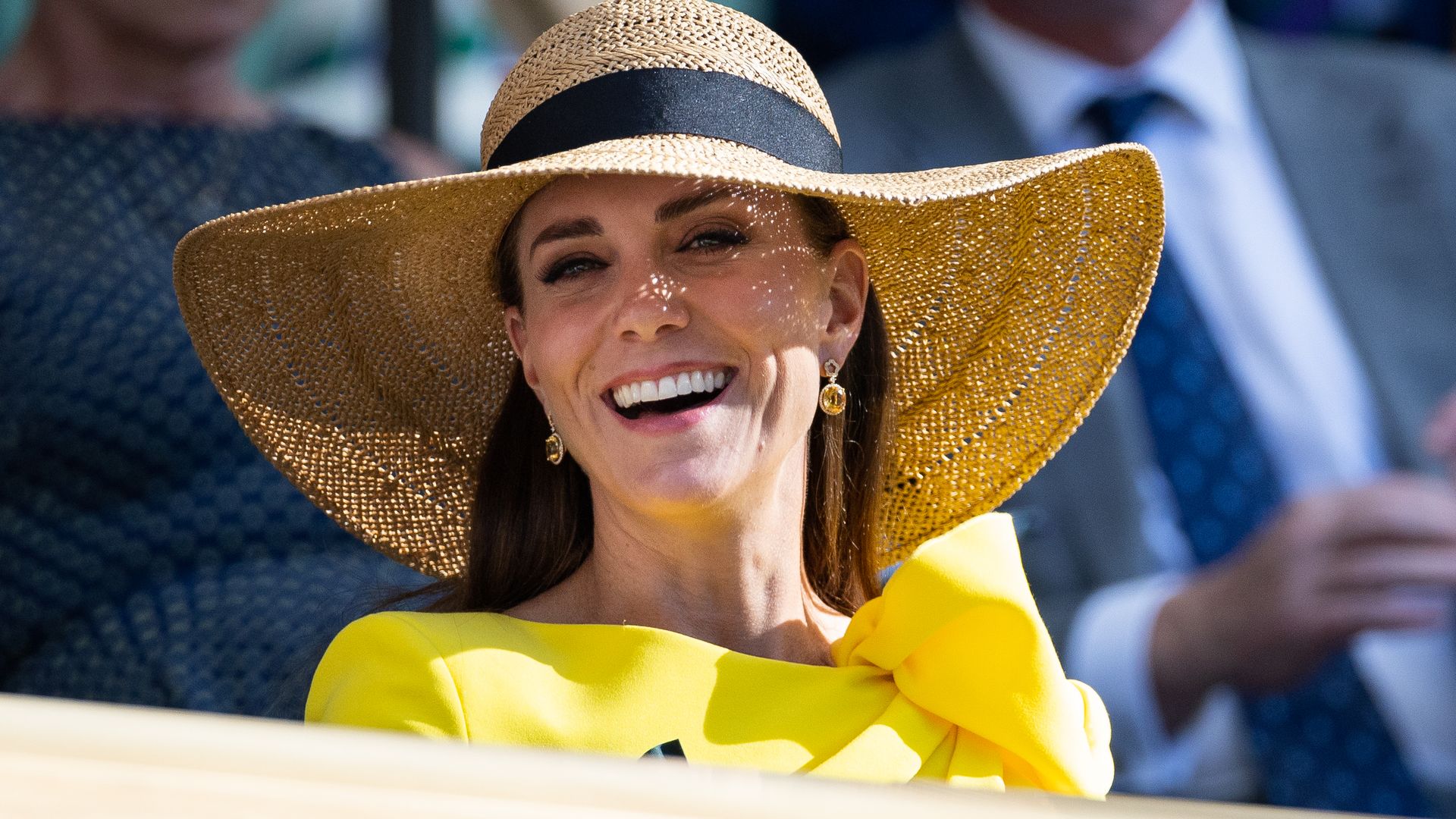 Princess Kate's heatwave-ready Wimbledon floppy straw hat is back in stock