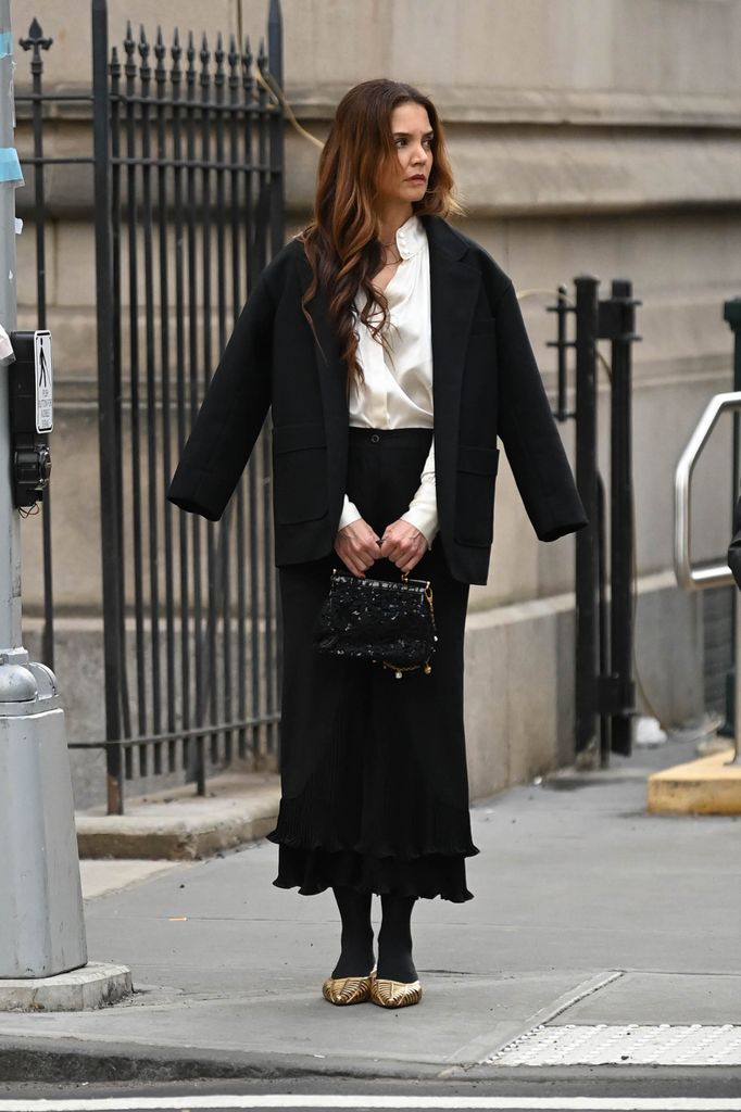 Katie Holmes looks flawless in New York