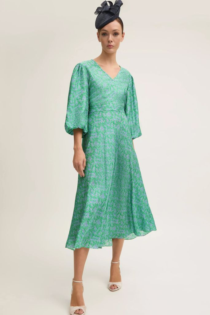 LK Bennett green dress 