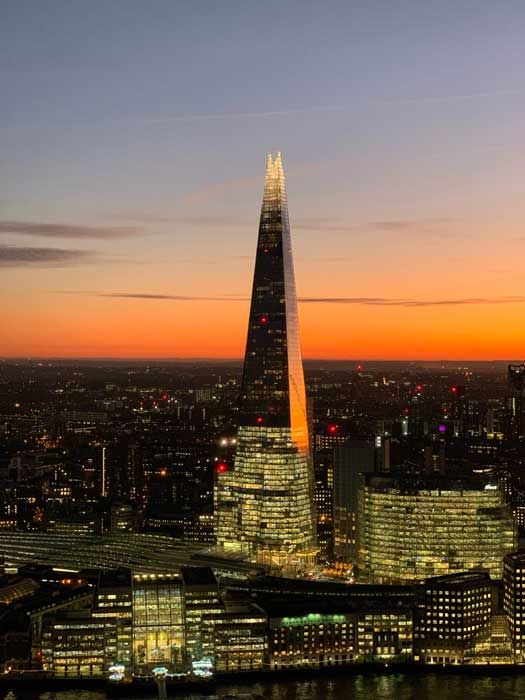 the view from the shard