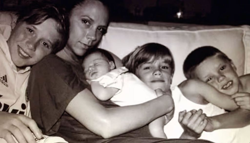 Cruz Beckham shared this precious throwback photo