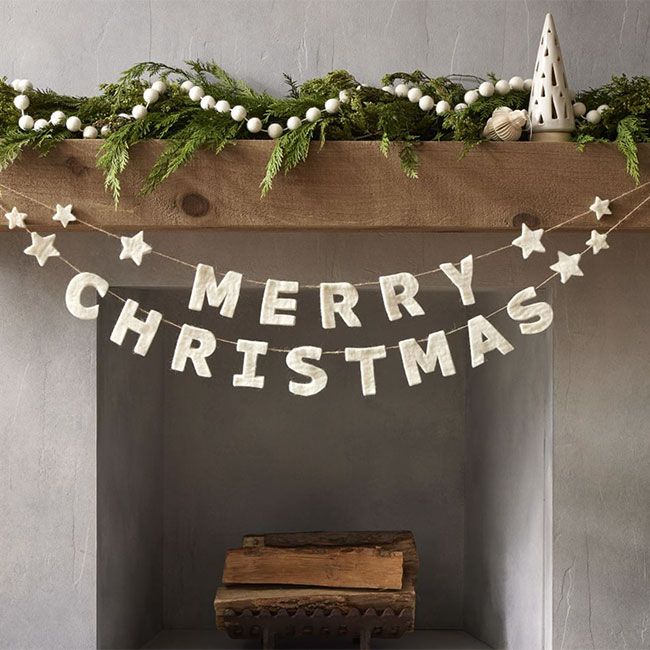 merry christmas garland