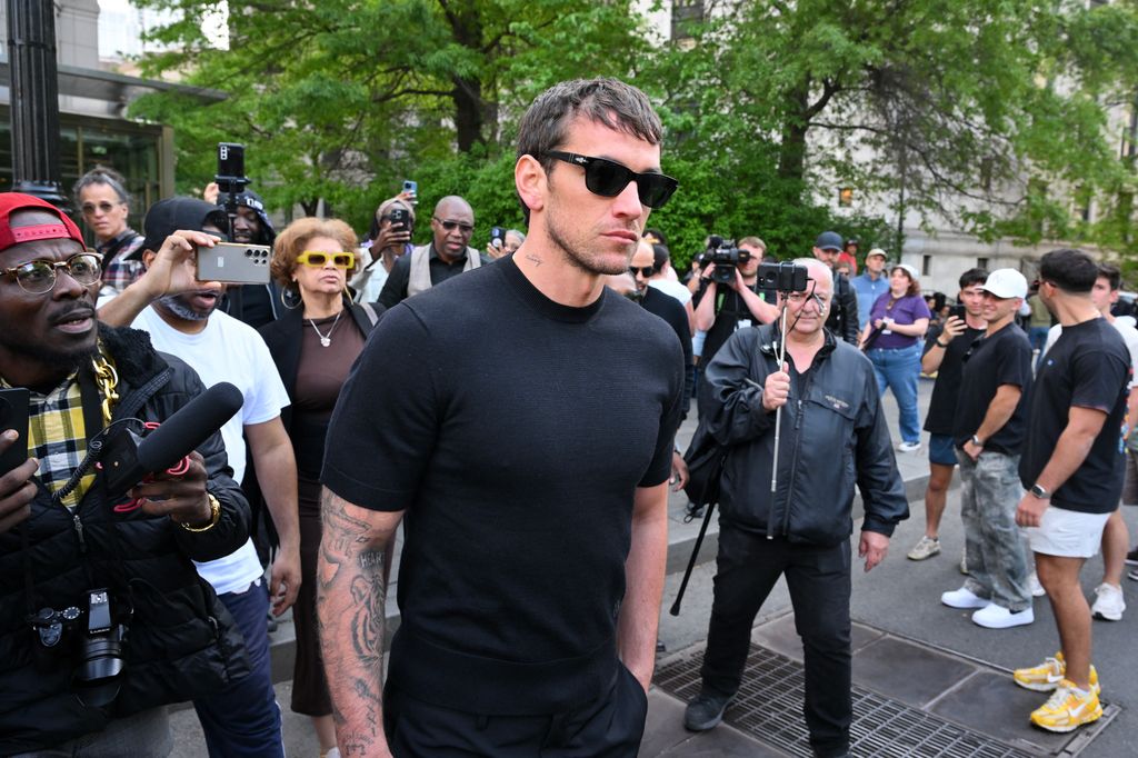 Alex Fine at federal court in New York City on May 12, 2025