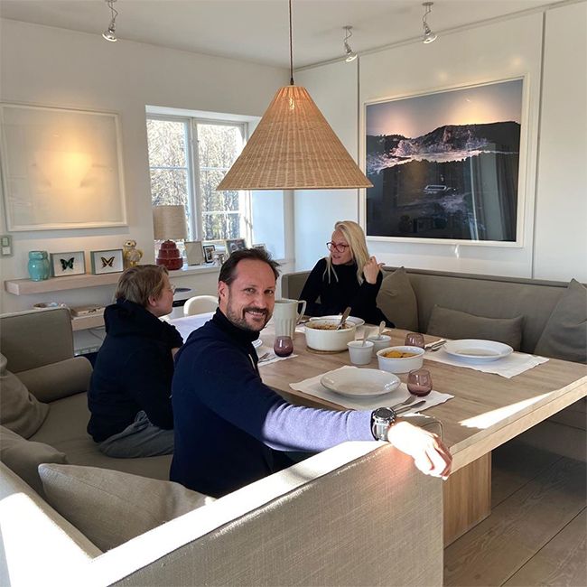 Norwegian royals dining room