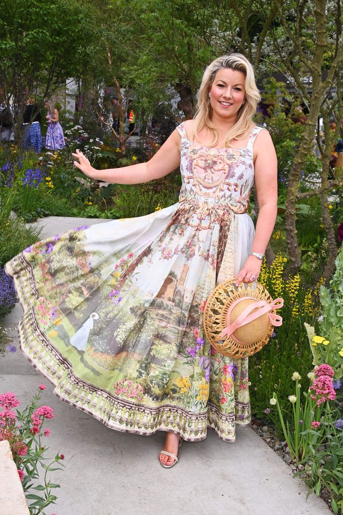 natalie rushdie at chelsea flower show