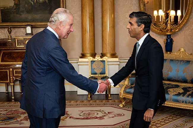 King Charles meeting Rishi Sunak