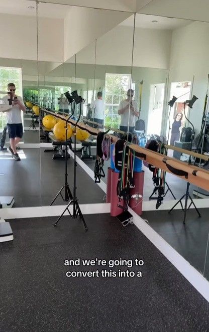 inside joanna and chip gaines home gym