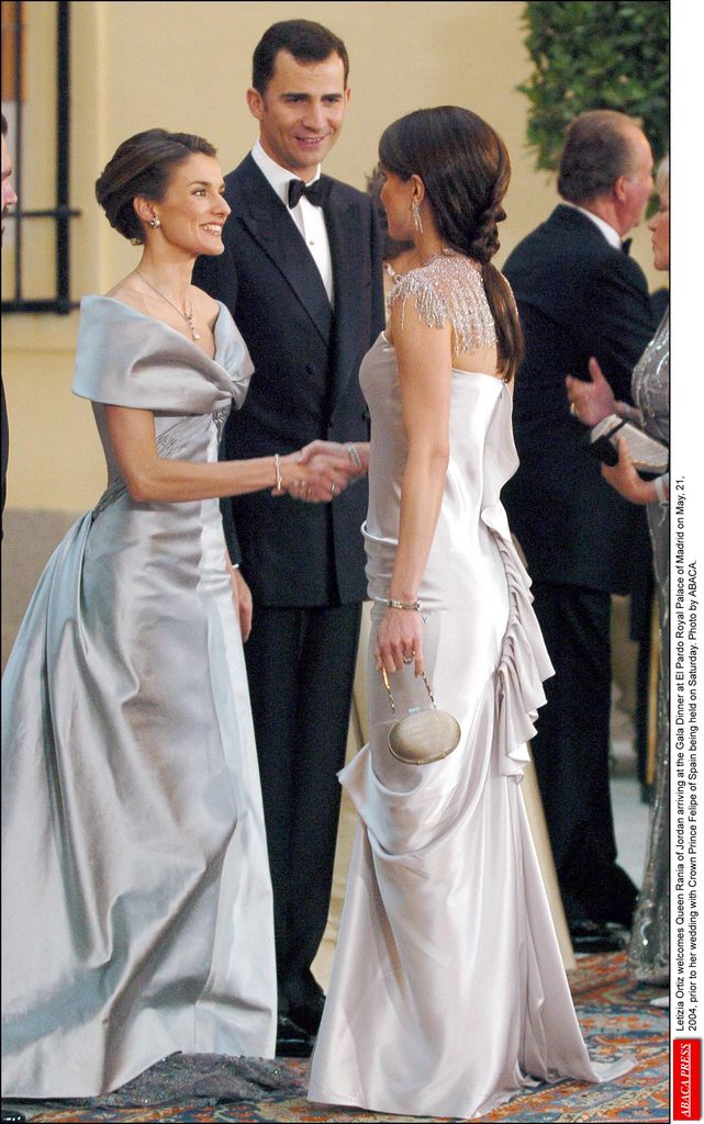 rania and letizia at gala