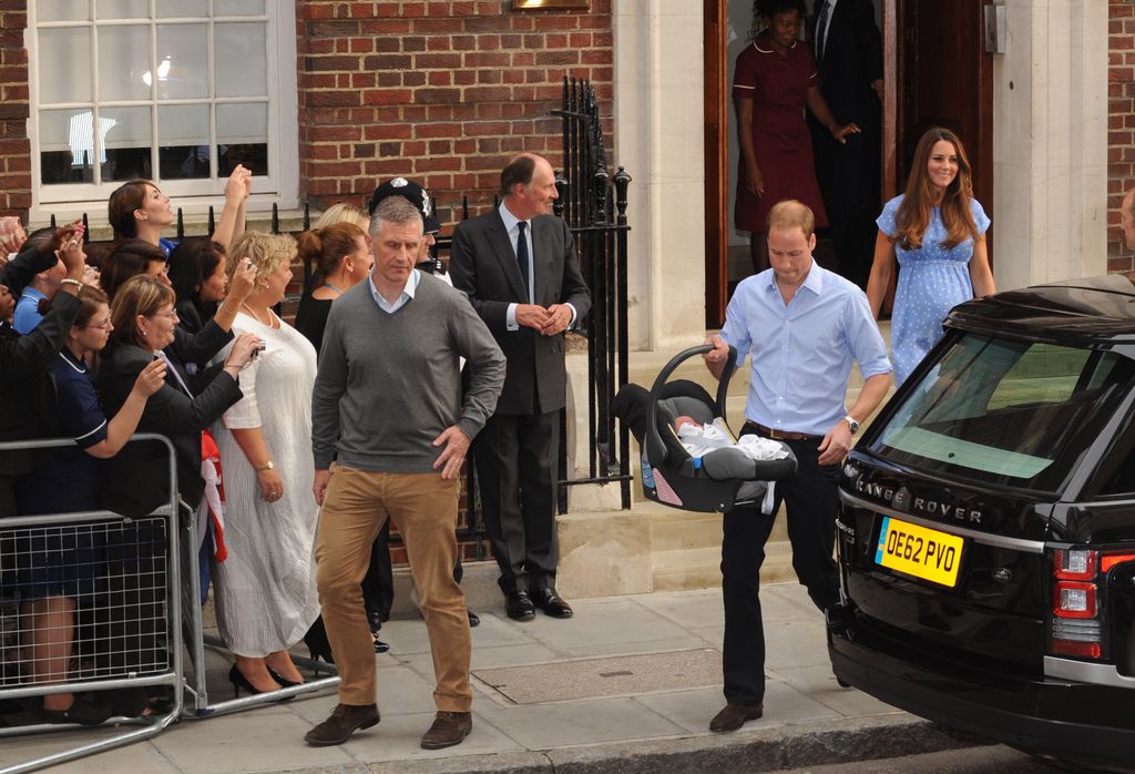 The Duke and Duchess of Cambridge drove home from hospital with their newborn son on July 23, 2013, in a trusty Range Rover