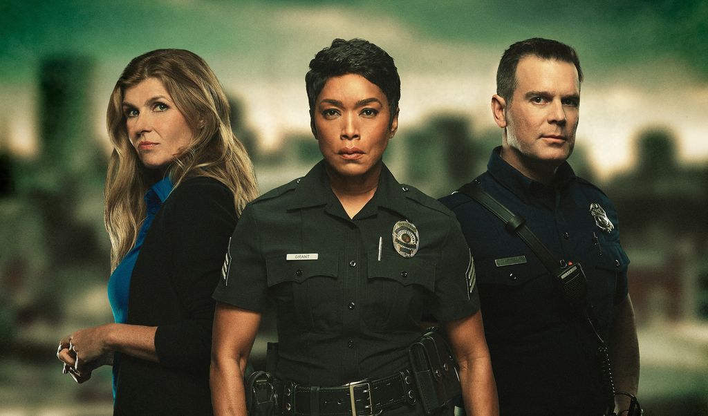 9-1-1: L-R: Connie Britton, Angela Bassett and Peter Krause. 9-1-1 premieres Wednesday, Jan. 3 (9:00-10:00 PM ET/PT) on FOX. (Photo by FOX Image Collection via Getty Images) 