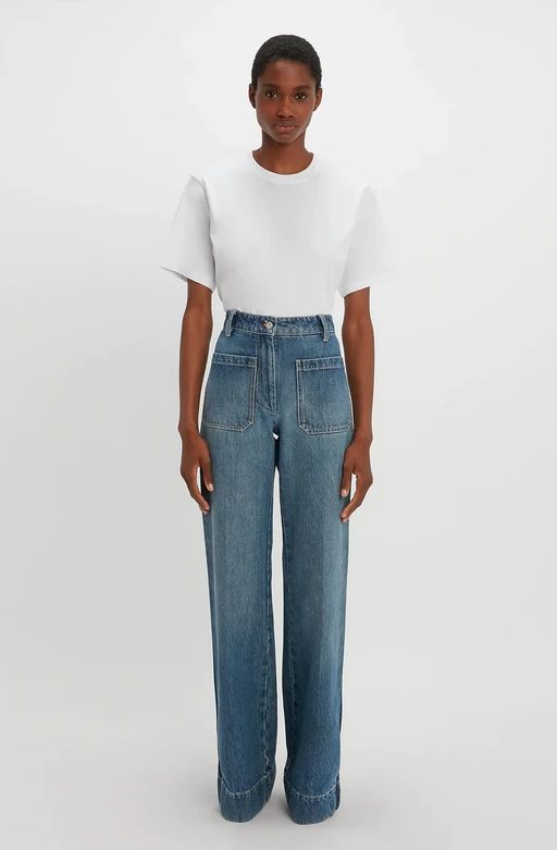 Victoria Beckham Alina High Waisted Jean