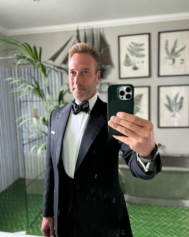Ben Fogle in his bathroom