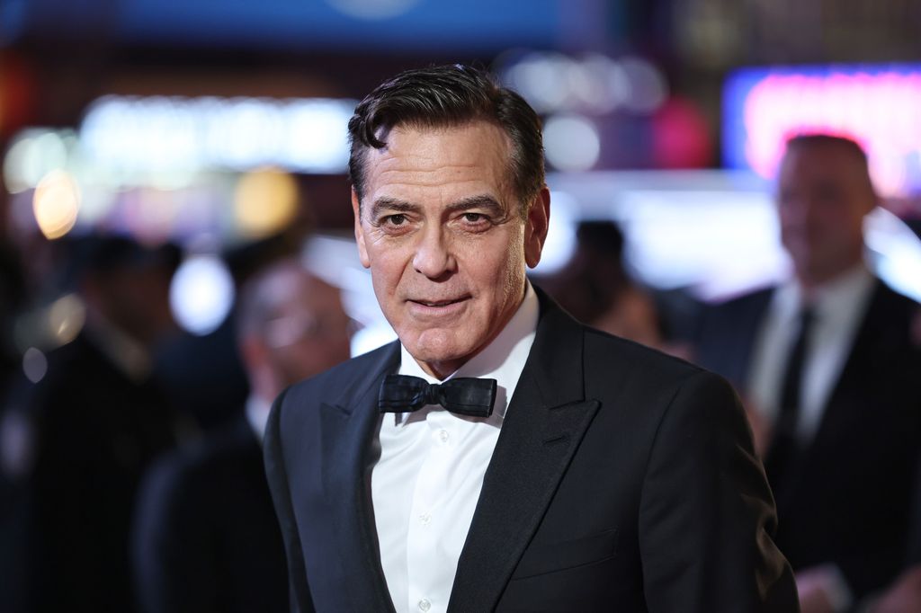 George Clooney attends "Good Night, And Good Luck" Broadway Opening Night at Winter Garden Theatre on April 03, 2025 in New York City