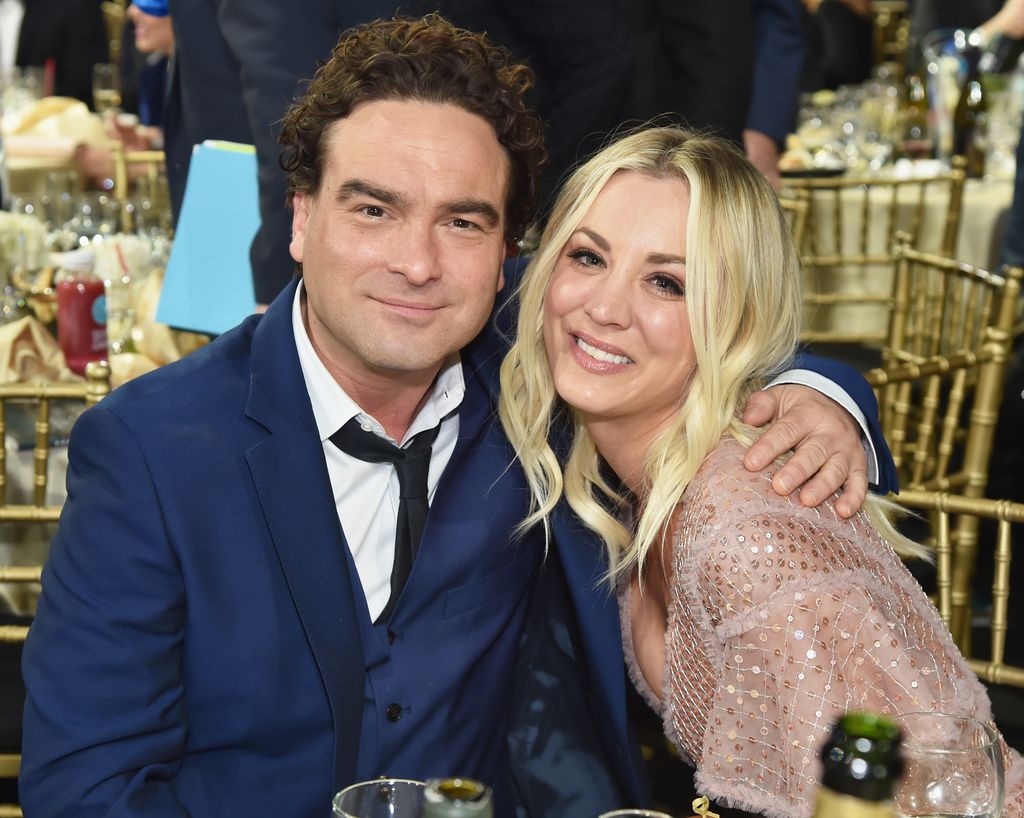 Actors Johnny Galecki and Kaley Cuoco attend The 23rd Annual Critics' Choice Awards at Barker Hangar on January 11, 2018 in Santa Monica, California.