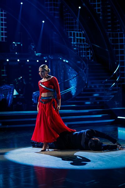 Molly Rainford and Carlos Gu dancing a tango
