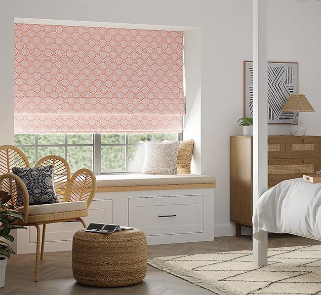 dunelm coral black out blind