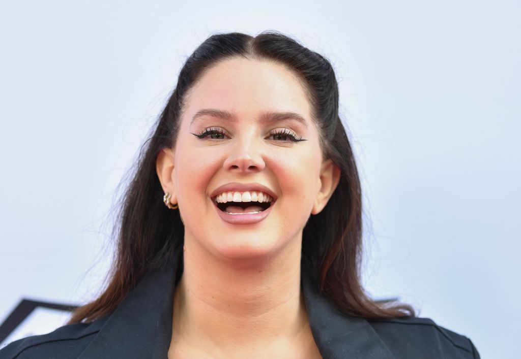 Lana Del Rey smiling at Variety 2021 Music Hitmakers Brunch