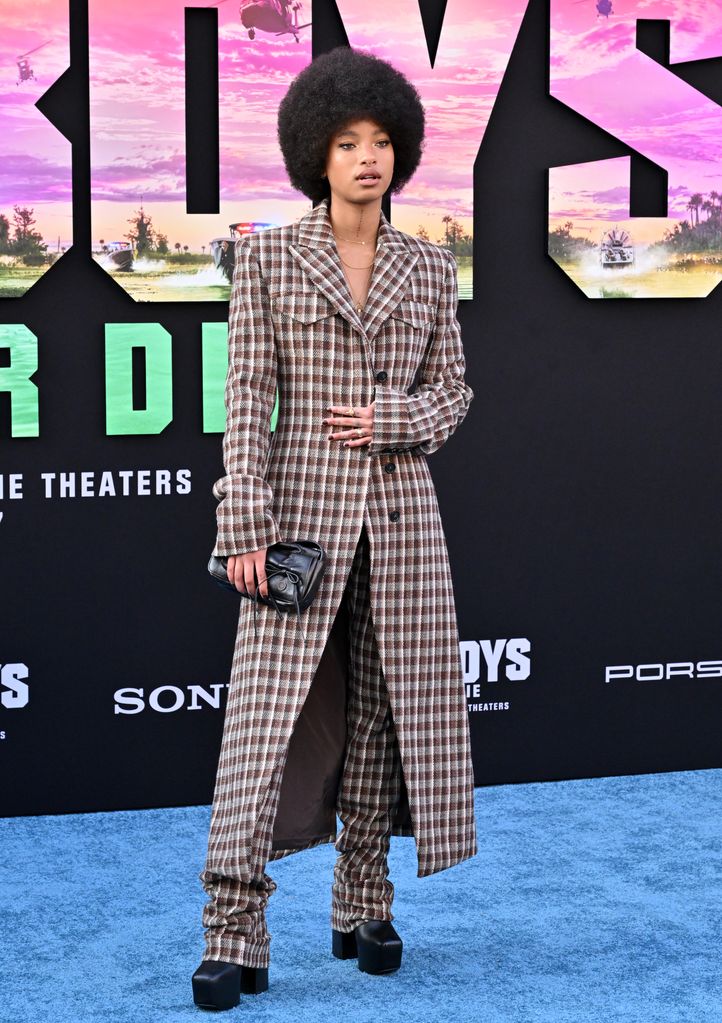 HOLLYWOOD, CALIFORNIA - MAY 30: Willow Smith attends the Los Angeles Premiere of Columbia Pictures' "Bad Boys: Ride or Die" at TCL Chinese Theatre on May 30, 2024 in Hollywood, California. (Photo by Axelle/Bauer-Griffin/FilmMagic)