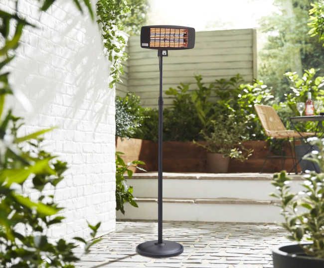 swan standing best patio heater