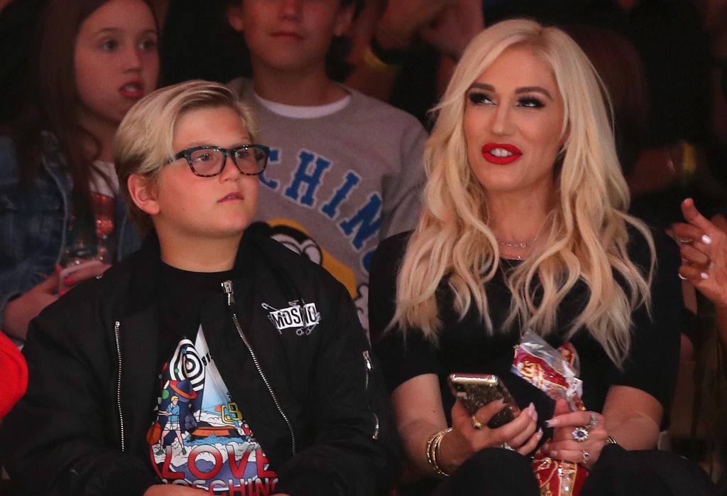 Gwen Stefani with her children 