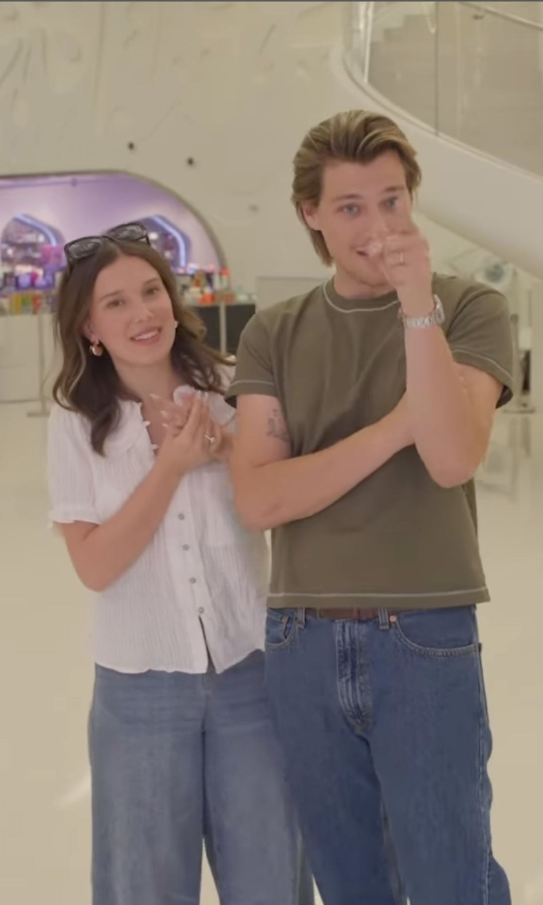 Millie Bobby Brown and Jake Bongiovi in Dubai 