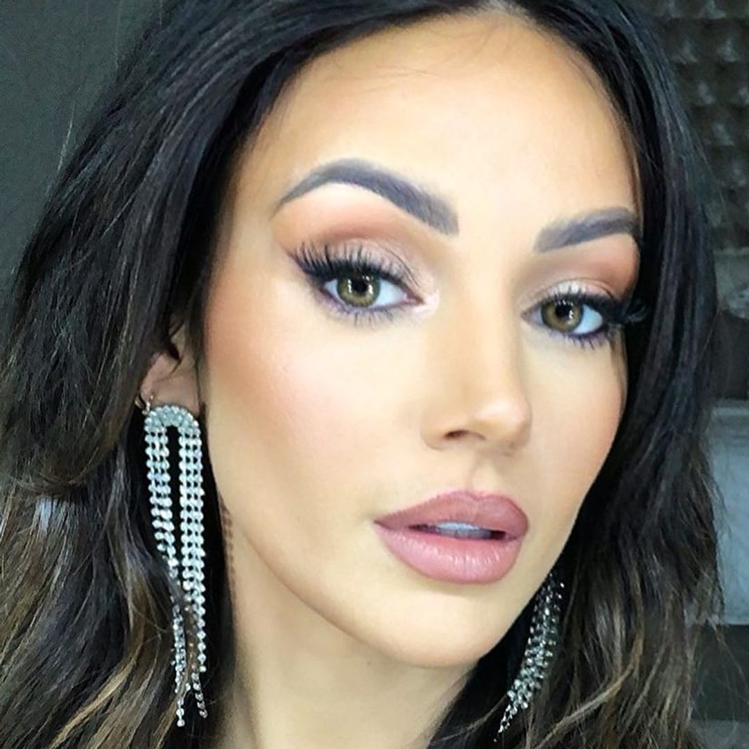 Michelle Keegan's baby Palma wears candy pink for 'pamper' session with Grandma