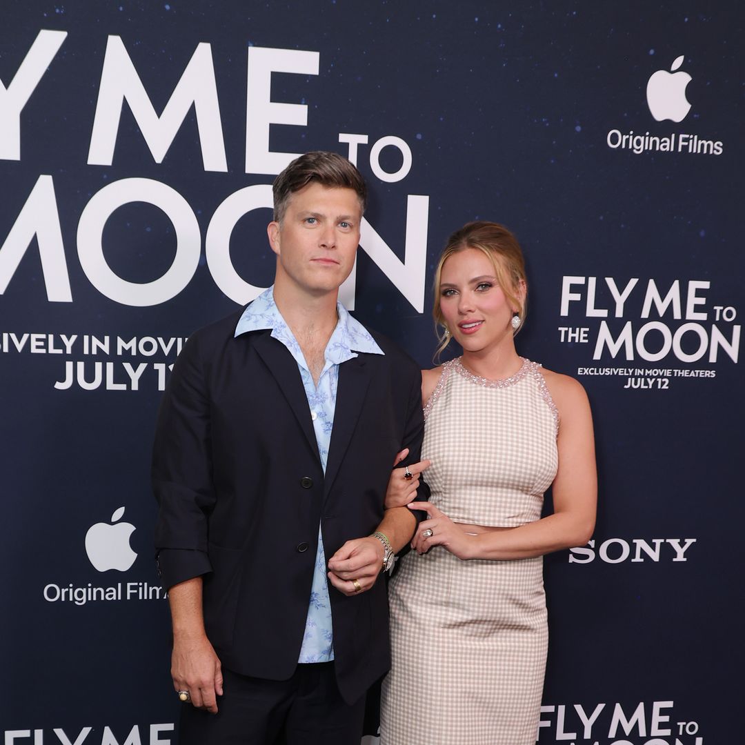 Scarlett Johansson looks radiant as she enjoys red carpet date night with husband Colin Jost