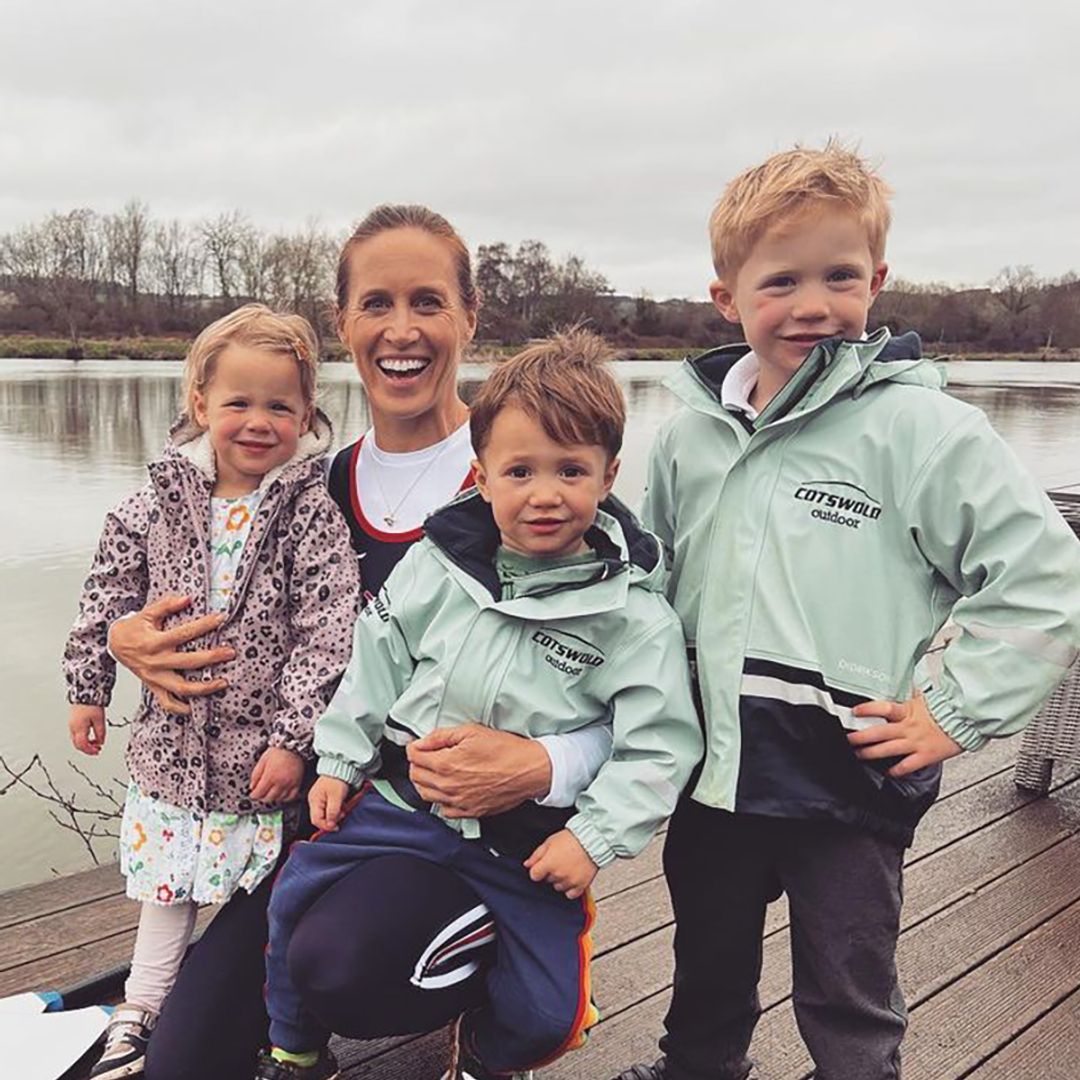 Helen Glover's super sweet photos with three children and husband Steve Backshall