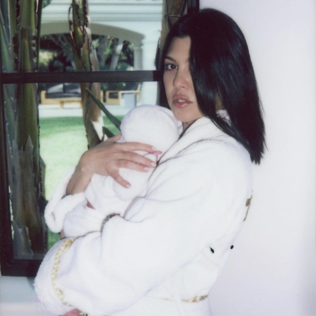 Kourtney Kardashian's son Rocky displays jet-black hair in rare TV appearance