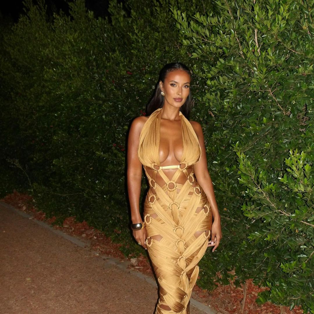 Maya Jama's bridal bodycon dress is hen party perfection