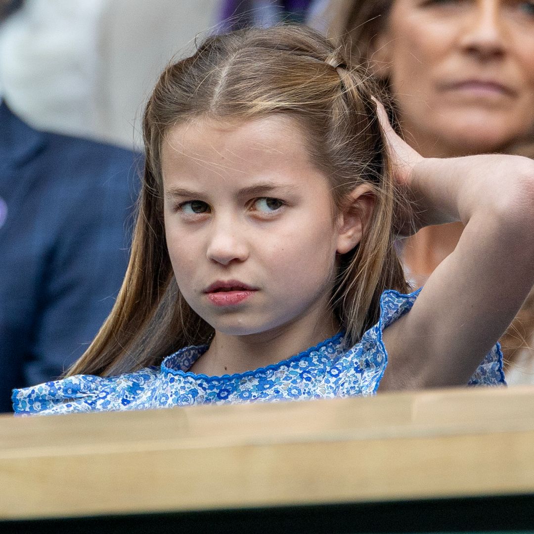 Princess Charlotte overcome with shyness during Wimbledon appearance with mum Kate