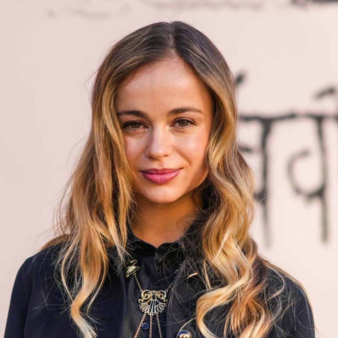 Lady Amelia Windsor slips into glitzy dress and retro platform footwear