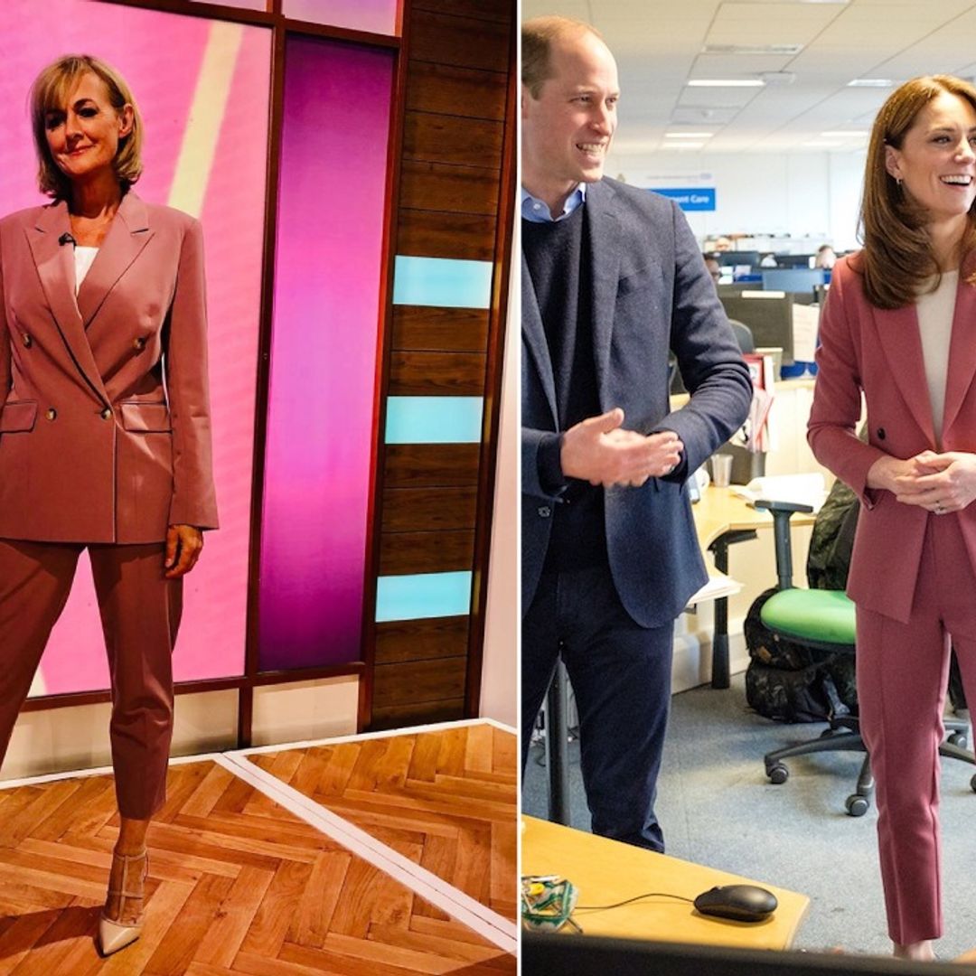 Jane Moore just recreated Kate Middleton's power pose in a pink suit - and it's a Topshop sale bargain