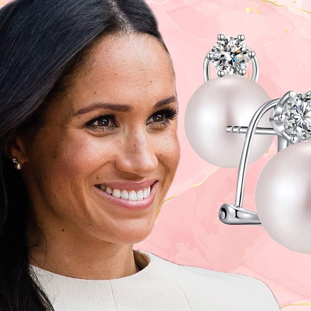 Meghan Markle's pearl earrings gifted by Queen Elizabeth II: get the look for £32