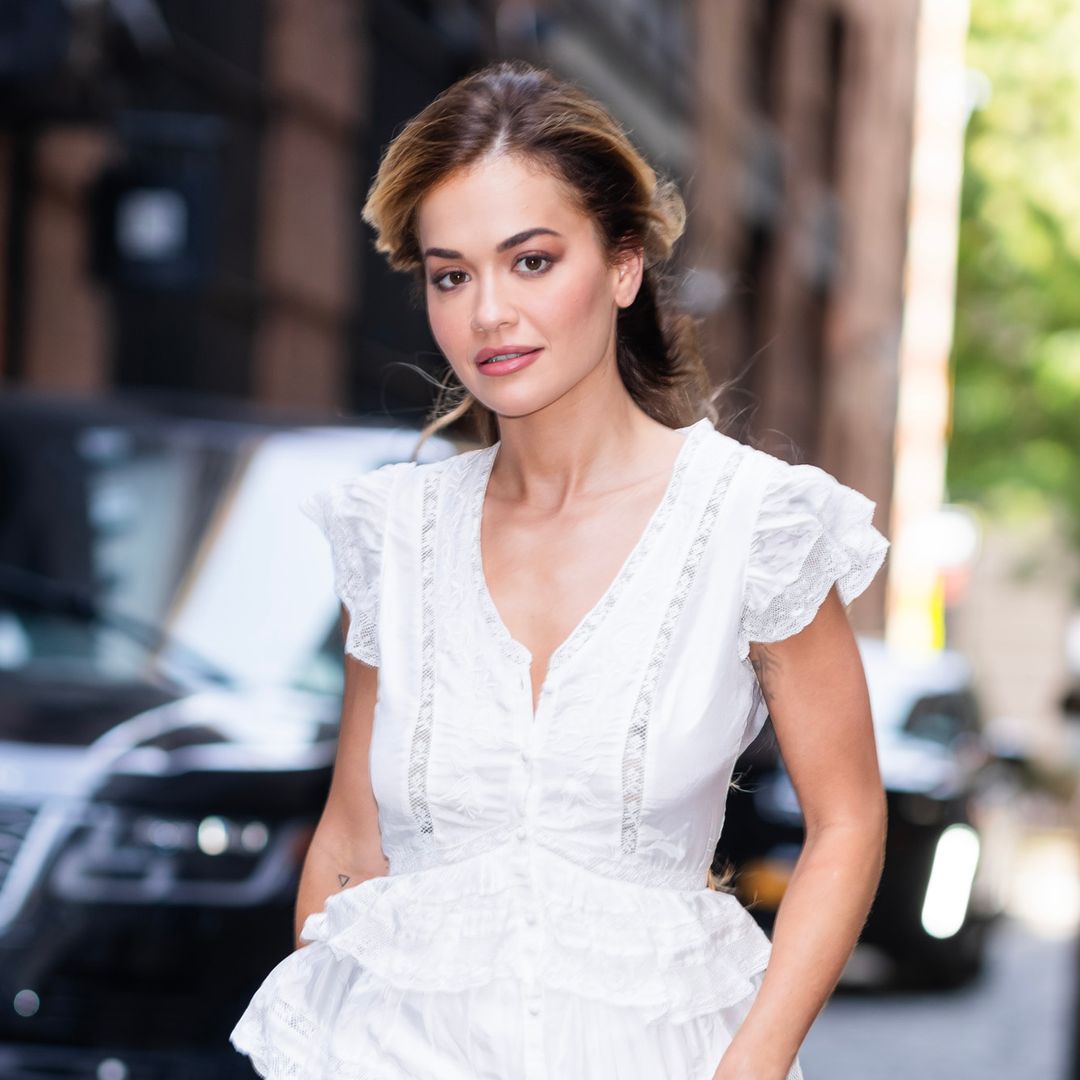 Rita Ora just proved boxing shoes and girly dresses are the unexpected combo that honestly works