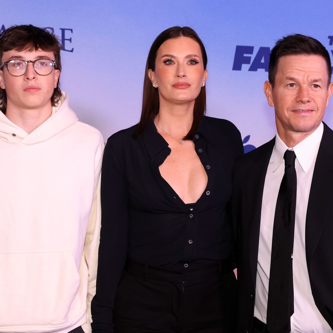 Mark Wahlberg's son stands tall over his dad in new photos as they wear matching outfits