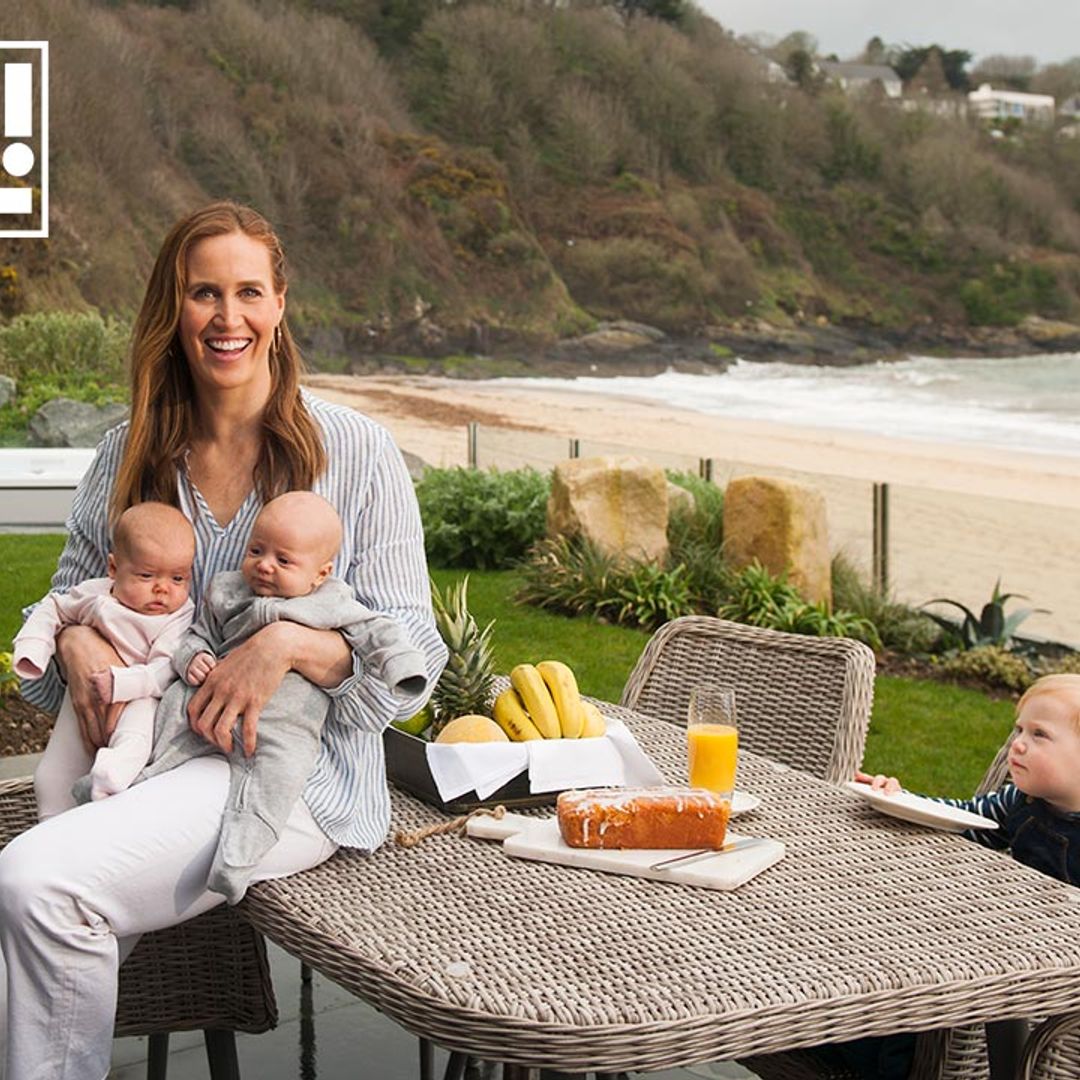 Meet Olympic rower Helen Glover's adorable family with presenter Steve Backshall