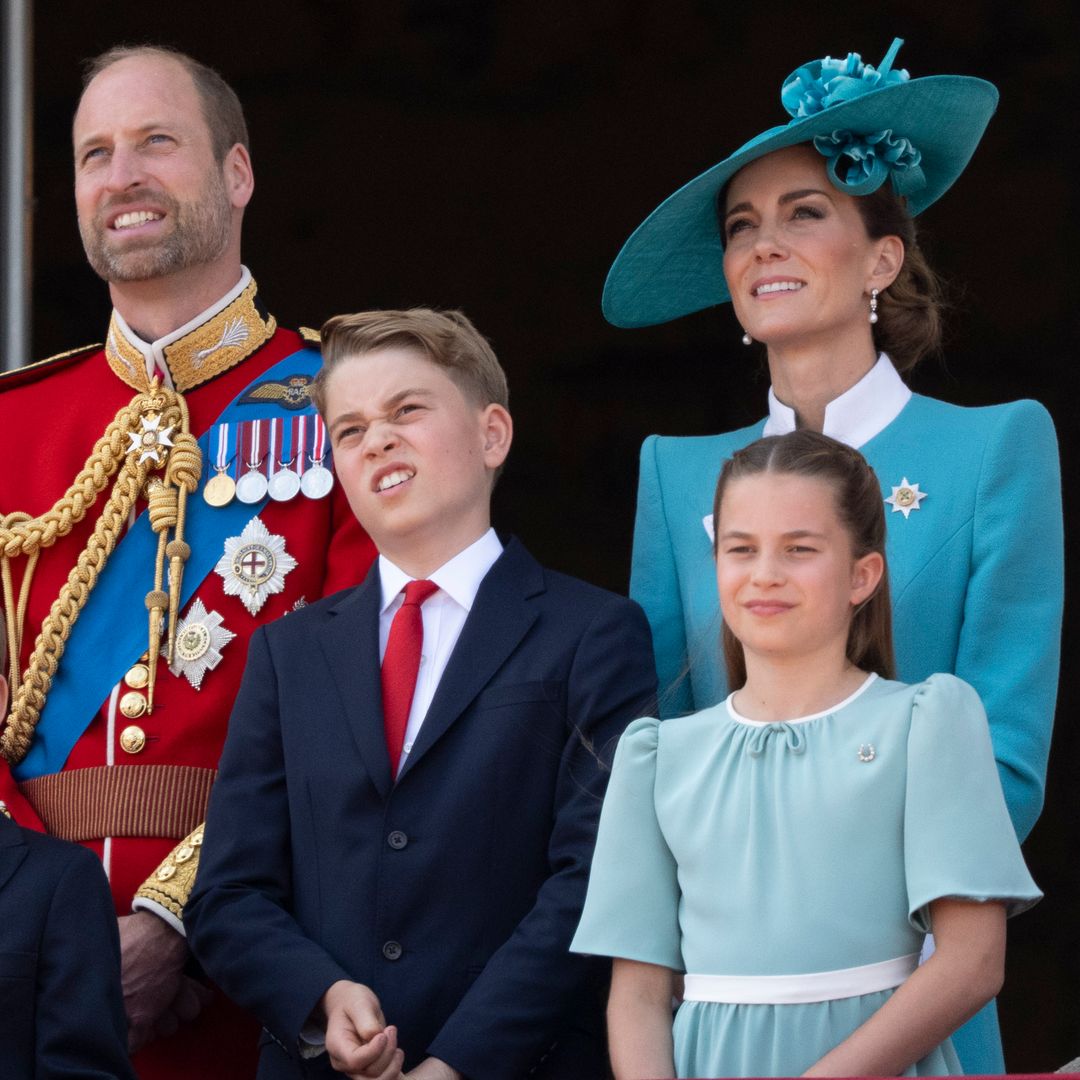 Prince William and Princess Kate's look of love at Trooping of the Colour 2025 captured
