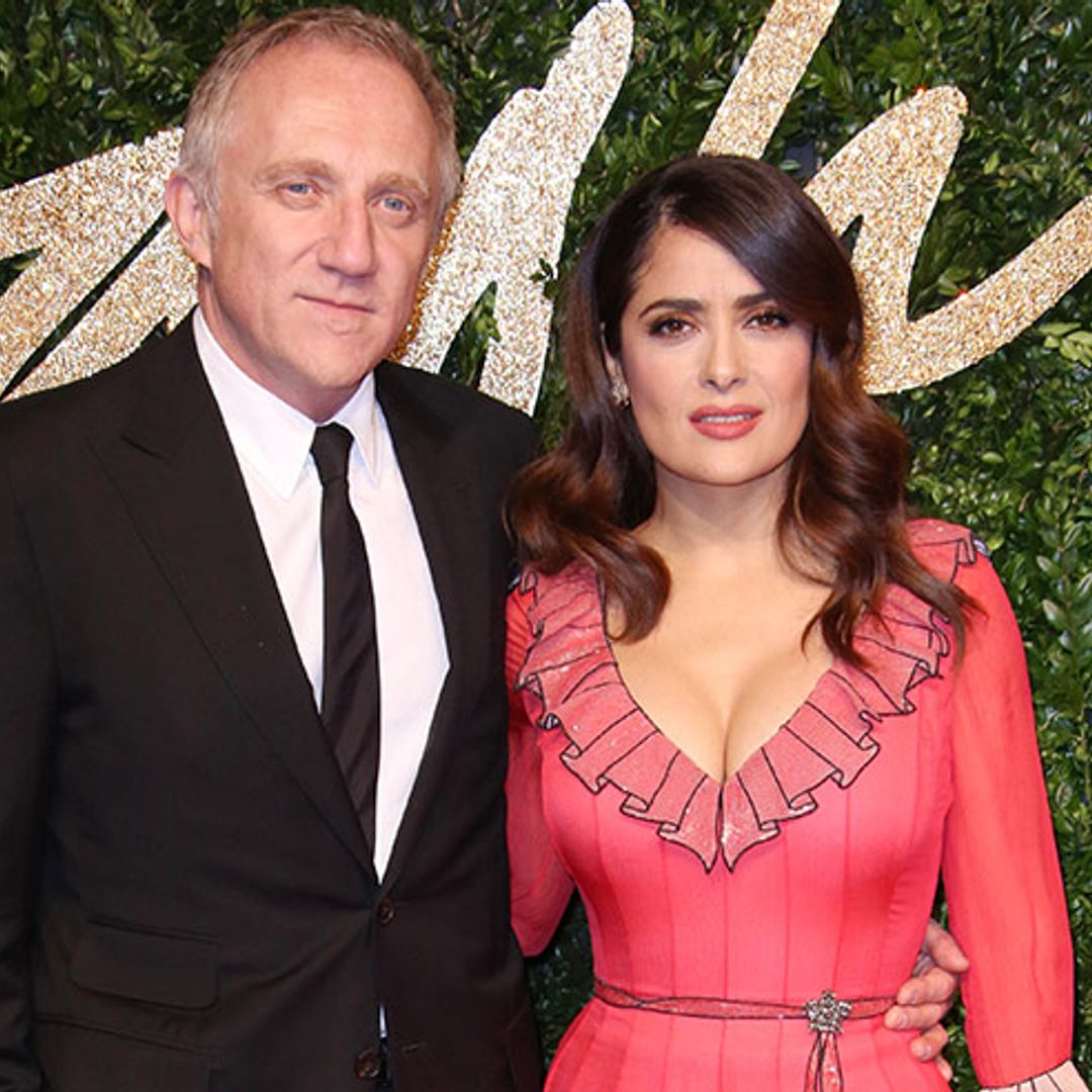 Salma Hayek shares never-before-seen wedding photo to celebrate 8th anniversary