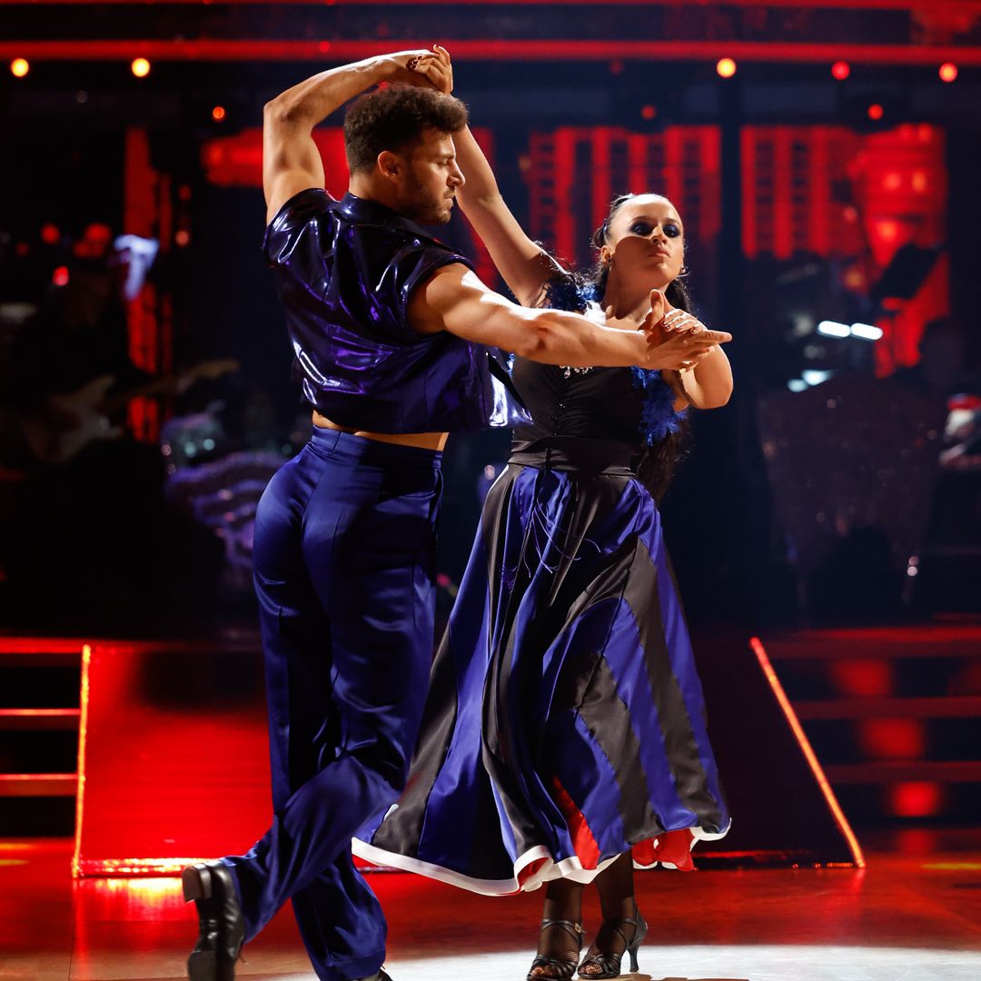 Strictly’s Vito Coppola kisses Ellie Leach after steamy performance