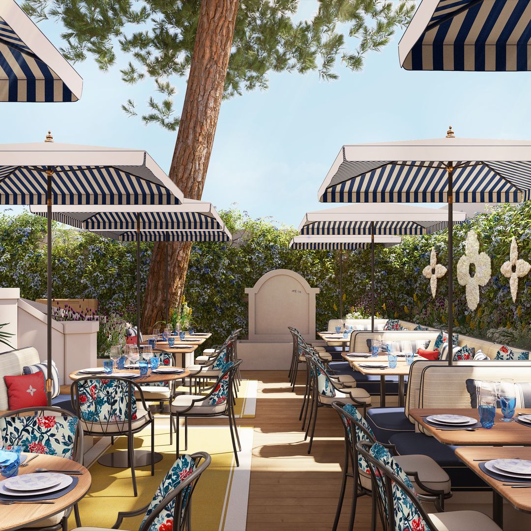 Louis Vuitton's elegant Michelin-starred restaurant returns to Saint-Tropez in full colour