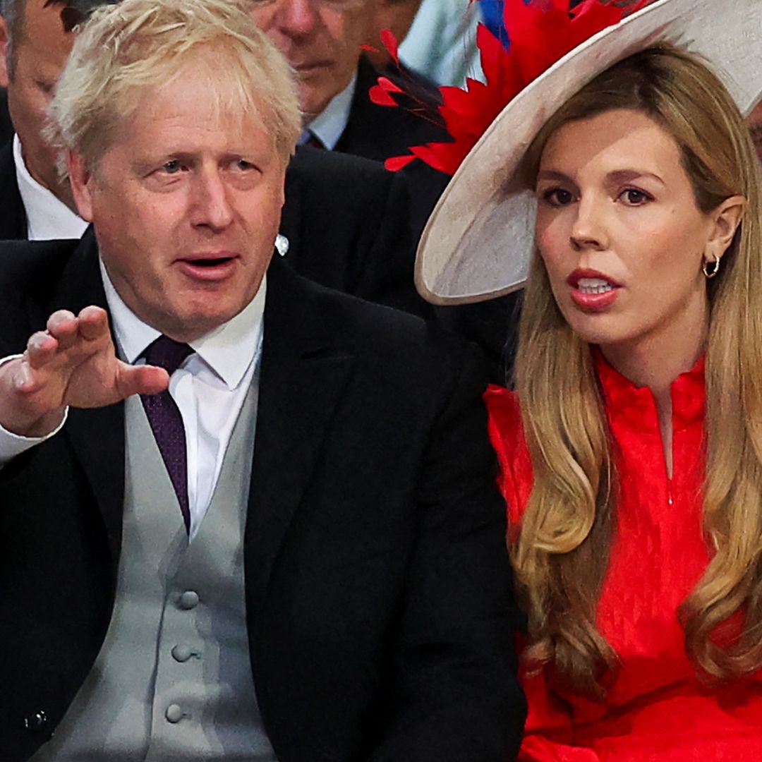 Boris Johnson and mini-me son attacked at safari park in 'close call' encounter - watch