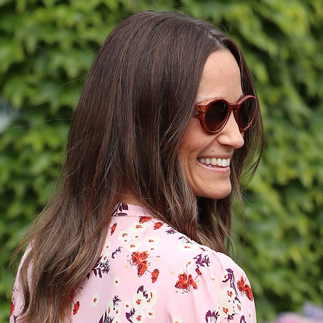 Pippa Middleton shows off blossoming baby bump on family day out with son